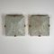 Murano Glass and Brass Sconces attributed to Fontana Arte, 1960, Set of 2, Image 2