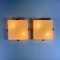 Murano Glass and Brass Sconces attributed to Fontana Arte, 1960, Set of 2, Image 3