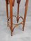 Bentwood Bar Stool in Red Leather by Michael Thonet for Thonet, 1970s 5