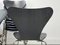 Noir Mod. Chaise de Salle à Manger 3107 par Arne Jacobsen pour Fritz Hansen, 2011 3