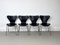 Noir Mod. Chaise de Salle à Manger 3107 par Arne Jacobsen pour Fritz Hansen, 2011 1