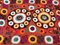 Tischdecke im Tribal Floral Style, 1950er 2