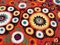 Tischdecke im Tribal Floral Style, 1950er 8