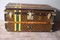Vintage Small Monogrammed Steamer Trunk from Louis Vuitton 6
