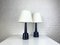 Dänische Keramik Tischlampen von Esben Klint für Le Klint, 1960, 2er Set 11