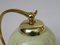 Art Deco Brass & Flamed Glass Night Lamp, Image 7