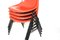 Red DSS-N Side Chairs by Charles & Ray Eames for Herman Miller, 1950s, Set of 4 7