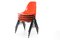 Red DSS-N Side Chairs by Charles & Ray Eames for Herman Miller, 1950s, Set of 4 6