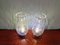 Wandlampen aus mundgeblasenem Glas & verchromtem Metall, 1970er, 2er Set 6