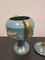 French Vase in Glazed Ceramic and Gold Decorations, Early 20th Century 6