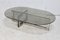 Coffee Table with Steel Base and Smoked Glass, 1970s 17
