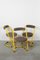 Gelbe Stühle von Giotto Stoppino, 1970, 4er Set 2