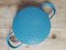 Vintage Enamel Colanders, 1950s, Set of 2, Image 9