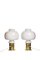 Table Lamps in Brass and Glass from Hans-Agne Jakobsson Ab Markaryd, Sweden, 1960s, Set of 2, Image 2