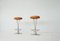 Sgabelli da bar vintage in pelle di Piet Hein per Fritz Hansen, set di 2, Immagine 5