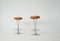 Vintage Bar Stools in Leather by Piet Hein for Fritz Hansen, Set of 2 5
