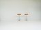 Vintage Bar Stools in Leather by Piet Hein for Fritz Hansen, Set of 2, Image 2