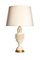 White Ceramic Table Lamp by Bondia for Nordiska Kompaniet, Spain, Image 1