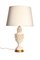 White Ceramic Table Lamp by Bondia for Nordiska Kompaniet, Spain, Image 3