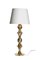 Large Brass Table Lamp by Börje Claes for Elit Ab, 1960s, Image 2
