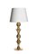 Large Brass Table Lamp by Börje Claes for Elit Ab, 1960s, Image 1