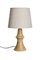 Table Lamp in Brown Glazed Stoneware by Bruno Karlsson for Studio Ego, Sweden, 1960s, Image 3
