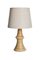 Table Lamp in Brown Glazed Stoneware by Bruno Karlsson for Studio Ego, Sweden, 1960s, Image 1