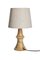 Table Lamp in Brown Glazed Stoneware by Bruno Karlsson for Studio Ego, Sweden, 1960s, Image 2