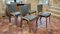 Chaises de Salle à Manger en Noeud de Bois de Steiner 1950s, Set de 4 1