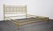 Cama doble de latón, Italia, años 60, Imagen 3