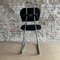 Pre War Typing Chair in Black Fabric by W.H. Gispen for Gispen 4