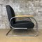 Tubax Armchair in Black Faux Leather 4