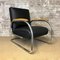 Tubax Armchair in Black Faux Leather 3