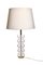 Large Glass & Brass Table Lamp by Carl Fagerlund for Orrefors, Sweden, Image 2