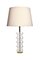 Large Glass & Brass Table Lamp by Carl Fagerlund for Orrefors, Sweden, Image 1