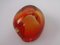 Sommerso Murano Glas Aschenbecher in Rot & Grün von Flavio Poli für Seguso, Italien, 1960er 10
