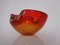 Sommerso Murano Glas Aschenbecher in Rot & Grün von Flavio Poli für Seguso, Italien, 1960er 4