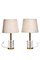 Swedish Crystal Glass Table Lamps by Carl Fagerlund for Orrefors, 1960s, Set of 2, Image 2