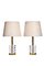 Swedish Crystal Glass Table Lamps by Carl Fagerlund for Orrefors, 1960s, Set of 2, Image 1