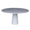 Table de Salle à Manger Ronde en Marbre de Carrare Blanc par Angelo Mangiarotti, 1970s 3