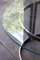 Mesa de comedor cromada con superficie de vidrio de Milo Baughman, años 70, Imagen 6