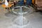 Chrome Dining Table with Glass Top by Milo Baughman, 1970s 1