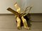 Willy Daro, Sculptures of Flying Cranes, 1970s, Bronze, Set of 2 1