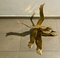 Willy Daro, Sculptures of Flying Cranes, 1970s, Bronze, Set of 2 3
