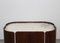 Dry Bar Cart with Wheels in Wood and Marble by Carlo De Carli for Fiarm 1960s 4