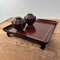 Wooden Urushi Lacquered Tea Table Serving Tray, Japan., 1970s 15