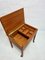 Teak Nähtisch, 1960er 8