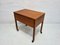 Teak Nähtisch, 1960er 2