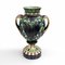 Large Antique French Majolica Renaissance Palissy Vase with Mistletoe, 1880 6