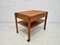 Danish Teak Sewing Table, 1970s 5